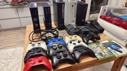 Konsola XBOX 5szt + kontrolery, zasilacze itp.
