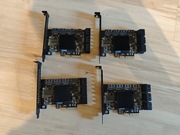 Karta rozszerzeń PCIE na 10 portów SATA 3 Adapter PCI Express SATA