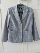 Damska marynarka w drobną krateczkę r. 40