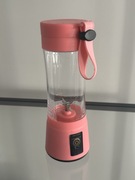Blender przenośny personalny bezprzewodowy USB różowy do zabrania ze sobą