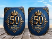 Kubek termiczny 50 -te urodziny prezent Nowość 