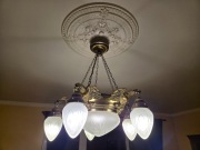 Duża masywna ekskluzywna lampa wisząca klasy premium - żyrandol 