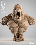 King Kong Godzilla Popiersie Figurka Ręcznie Malowane 1/4