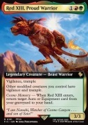 Red XIII, Proud Warrior full art MTG FIC
