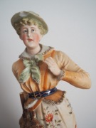 Dama na polowaniu. XIX wiek. Figura, figurka. 