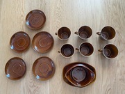 Filiżanka talerzyk Pruszków W. Gołajewska sosjerka 12 elementów dobry