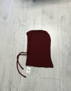 Czapka damska ala komin najmodniejszy model kolor burgundowy nowy