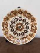 Stary Zegar Ceramiczny z Prl