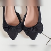 NEW LOOK śliczne Baleriny z kokardką 