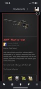 Cs2 skiny AWP | Man-o'-war FT
