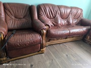 Meble skórzane do salonu