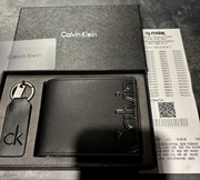 Portfel skórzany z brelokiem CK 2025- Prezent