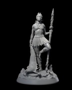 Wódz Naomi Władczyni Mórz Figurka 32mm 14K zgodna z DnD RPG Pathfinder