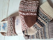 Ciepłe grube zimowe skarpetki alpaka termo 3pak r.30-35