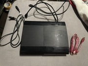 PlayStation 3 500GB PS3 Super Slim CECH-4004C + Okablowanie
