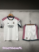 NOWOŚĆ! 26/27 Real Madryt Strój Domowy Rozmiary na 125 - 165 cm