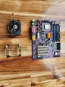 PŁYTA GŁOWNA P4VXASD2 + PROCESOR CHŁODZENIE INTEL CELERON SL69Z RETRO PC