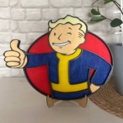 Obraz 3D VAULT-BOY 6 warstw, dekoracje, prezenty