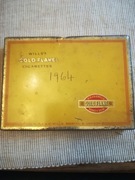 Stare metalowe pudełko po papierosach Gold Flake