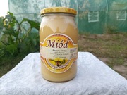 Miód rzepakowy - DWA DUŻE SŁOIKI