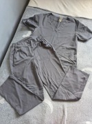 Uniformix flex zone rozmiar 36 zestaw komplet scrubs szary