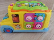 Autobus z książką MalPlay żółty