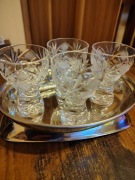 Kryształowe kieliszki do wódki - 4 sztuki