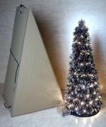 Choinka z szyszek ze światełkami, rękodzieło