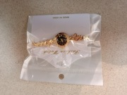 Elegancki zegarek damski bransoleta złota ze  stali chirurgicznej 