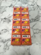 10 opakowań filmów Agfa nowe w foli