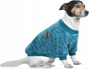 Duży sweter dla psa chihuahua polar (niebieski, 4XL)