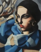 Obraz olejny-kopia Tamary Łempickiej 