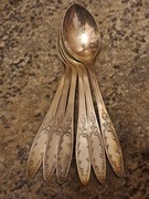 #71 łyżki posrebrzane 