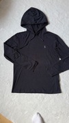 Polo Ralph Lauren czarna  longsleve cienka bawelna bluza z kapturem s/m