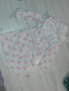 Piękny miękki ciepły szlafrok kąpielowy r.110-116, 6 lat z kapturem wiązany