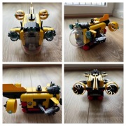 Lego City 60462 Helicopter, Fire Truck & Submarine Remix *Okręt podwodny*