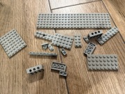 Lego zestaw mix szare klocki vintage retro lata 70  55g