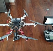 Dron z Radiem, stabilizator,  kamera GoPro