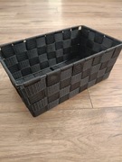 Czarny koszyczek łazienkowy 