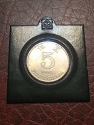 Moneta Hong Kong 5 dolarów 1993