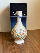 AYNSLEY Śliczny wazon porcelanowy w pudełku 