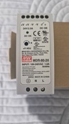 MDR 60 24 Zasilacz na szyne DIN 60W 24V 2.5A