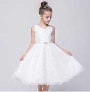 Sukienka biała dla dziewczynki 