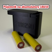Pojemnik na akumulatory 18650 - Trwały pojemnik, Ochrona przed zwarciem