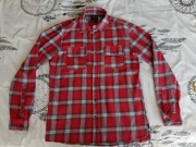 Koszula w kratę długi rękaw Hurley rozmiar S grunge rock metal 