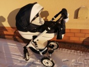 Wózek dziecięcy Riko Brano Ecco 2w1 głęboko-spacerowy + GRATISY