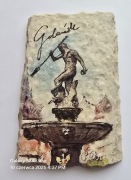 Magnes ceramiczny na lodówkę Gdańsk ŻURAW FONTANNA Neptuna, Trójmiasto (17)