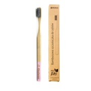 Bambusowa szczoteczka do zębów eko miękka różowa