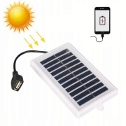Przenośna ładowarka solarna PV słoneczna - wyjście USB