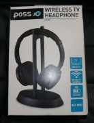 Słuchawki nauszne bezprzewodowe POSS RFH609 Headphones Wireless TV